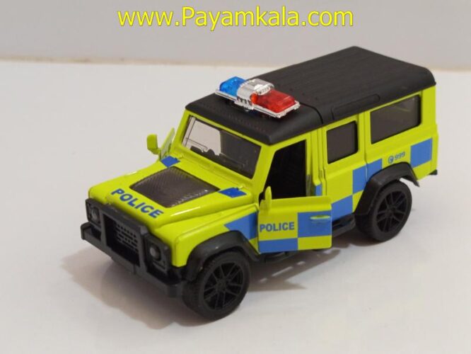 ماشین فلزی لندرور پلیس کوچک (LANDROVER 1:48)(4332C)