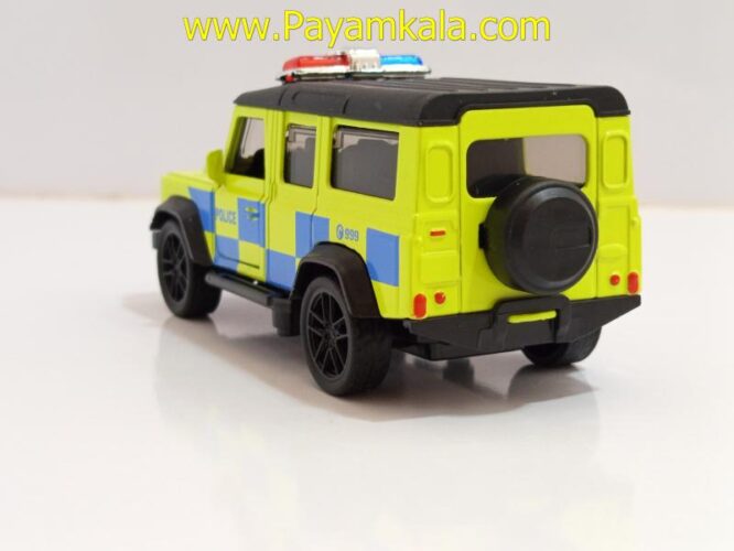 ماشین فلزی لندرور پلیس کوچک (LANDROVER 1:48)(4332C)