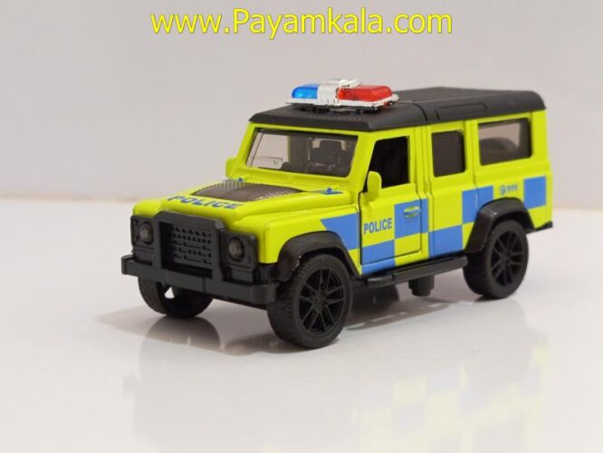 ماشین فلزی لندرور پلیس کوچک (LANDROVER 1:48)(4332C)