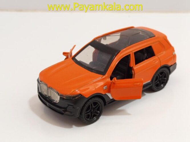 ماشین فلزی ب ام و X7 کوچک (BMW 1:48)(4341C) نارنجی
