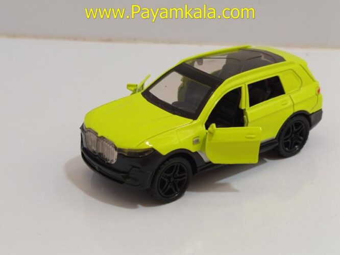 ماشین فلزی ب ام و X7 کوچک (BMW 1:48)(4341C) زرد