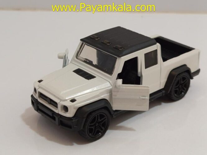ماشین فلزی وانت بنز کوچک (BENZ 1:48)(4351C) سفید