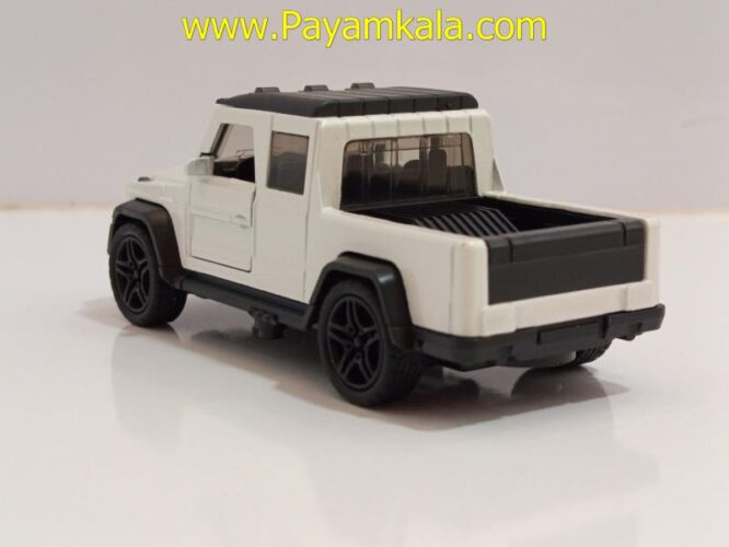 ماشین فلزی وانت بنز کوچک (BENZ 1:48)(4351C) سفید