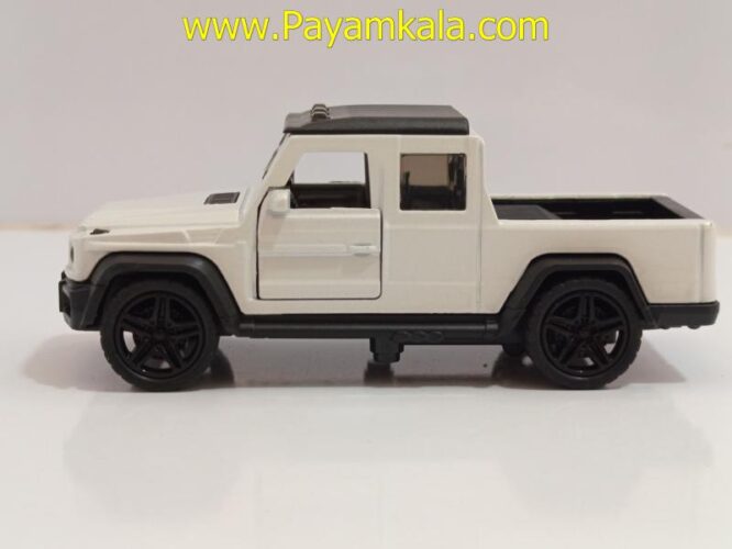 ماشین فلزی وانت بنز کوچک (BENZ 1:48)(4351C) سفید