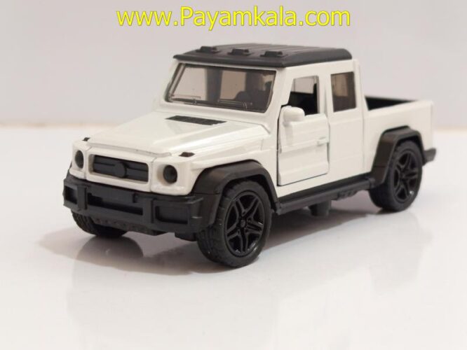 ماشین فلزی وانت بنز کوچک (BENZ 1:48)(4351C) سفید