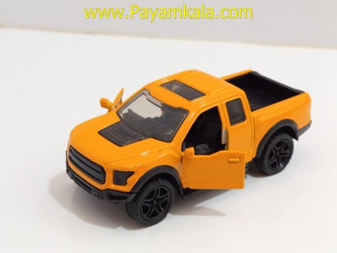 ماشین فلزی وانت فورد کوچک (FORD 1:48)(4351C) زرد