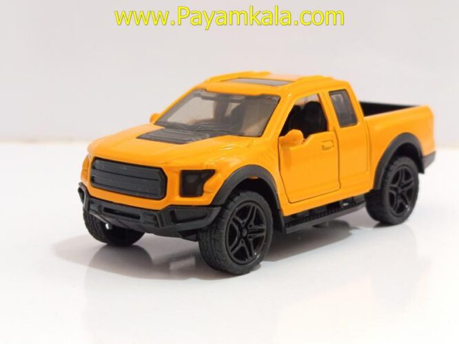 ماشین فلزی وانت فورد کوچک (FORD 1:48)(4351C) زرد