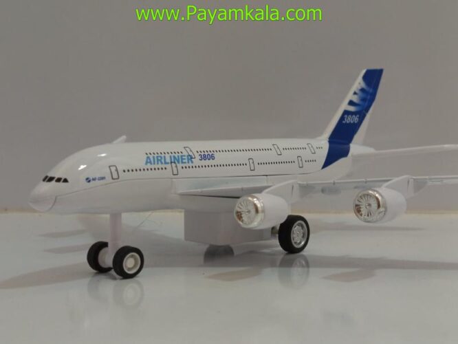 ماکت هواپیما مسافربری ایرلاینر AIRLINER فلزی (1:300) آبی