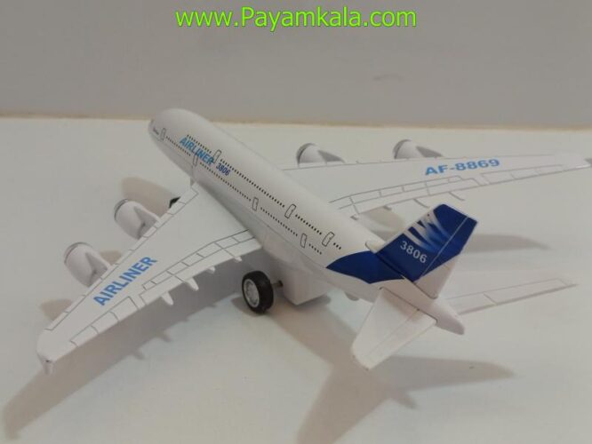ماکت هواپیما مسافربری ایرلاینر AIRLINER فلزی (1:300) آبی