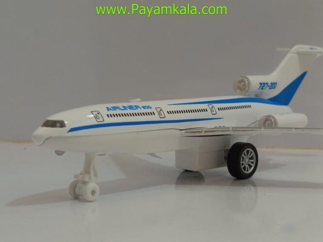 ماکت هواپیما مسافربری ایرلاینر AIRLINER فلزی (NO180-7) آبی