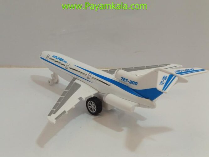 ماکت هواپیما مسافربری ایرلاینر AIRLINER فلزی (NO180-7) آبی