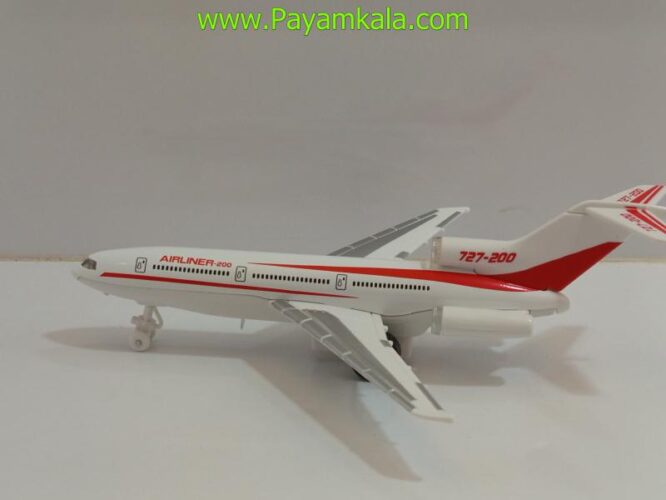 ماکت هواپیما مسافربری ایرلاینر AIRLINER فلزی (NO180-7) قرمز