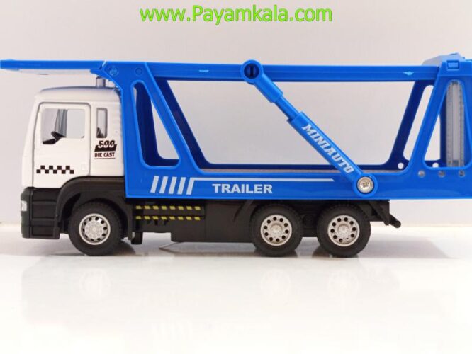 کامیون اسباب بازی حمل خودرو (MINI AUTO) (5012C) آبی