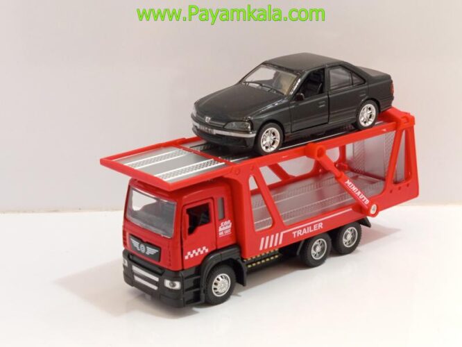 کامیون اسباب بازی حمل خودرو (MINI AUTO) (5012C) قرمز