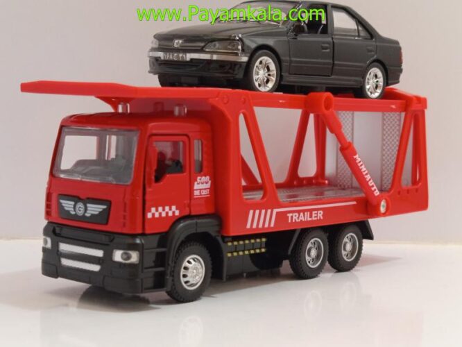 کامیون اسباب بازی حمل خودرو (MINI AUTO) (5012C) قرمز