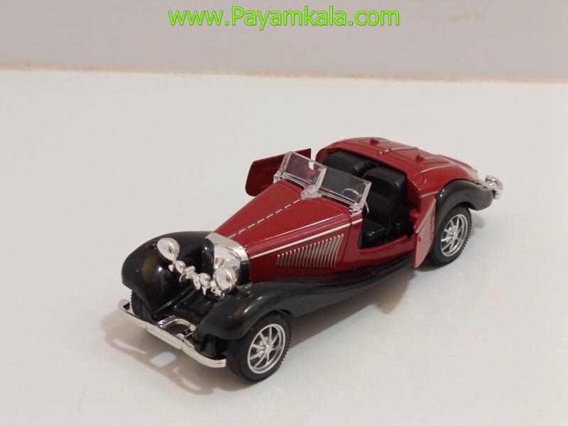 ماشین فلزی مرسدس بنز قدیمی بدون سقف (335A 1:36) قرمز