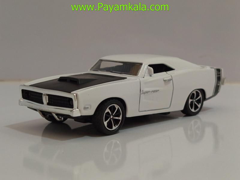 ماشین فلزی دوج چارجر (DODGE CHARGER)(3472) سفید