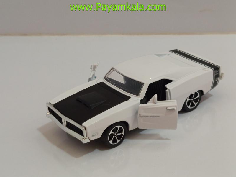 ماشین فلزی دوج چارجر (DODGE CHARGER)(3472) سفید