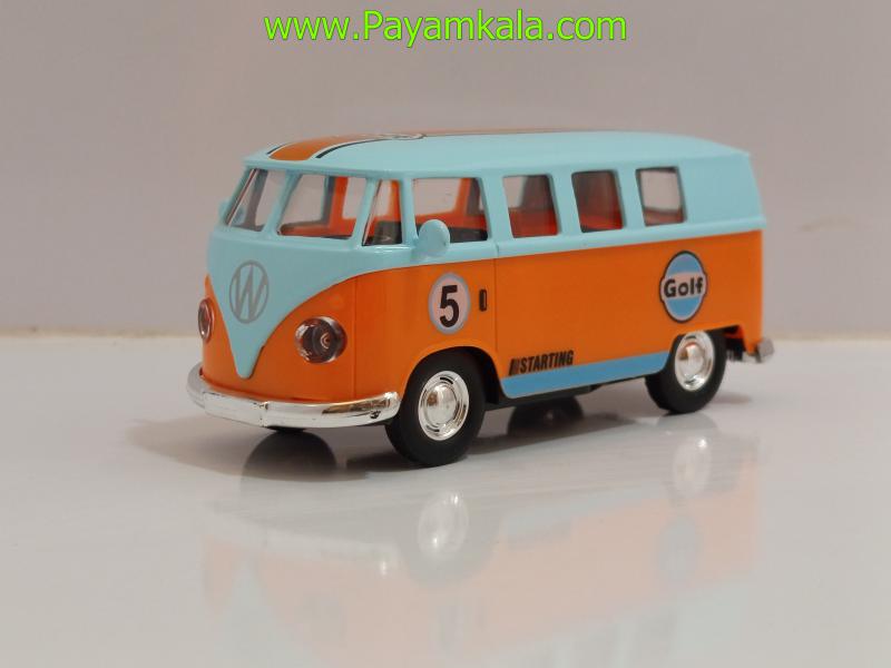 ماشین فلزی فولکس استیشن (331A 1:36) گلف آبی