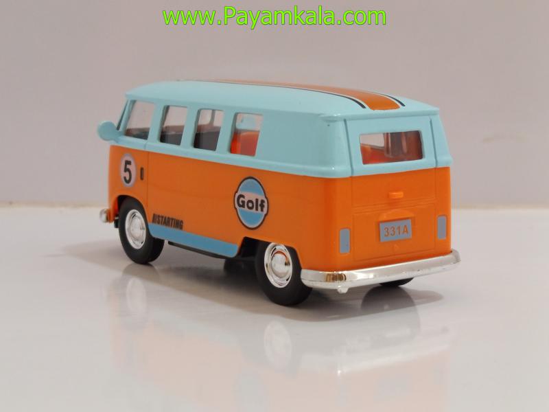 ماشین فلزی فولکس استیشن (331A 1:36) گلف آبی