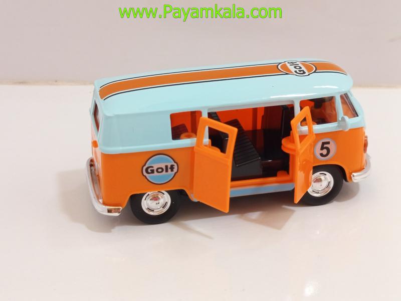 ماشین فلزی فولکس استیشن (331A 1:36) گلف آبی