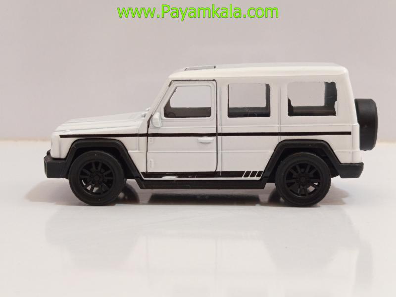 ماشین فلزی بنز جی کلاس کوچک (BENZ 1:48)(72015) سفید
