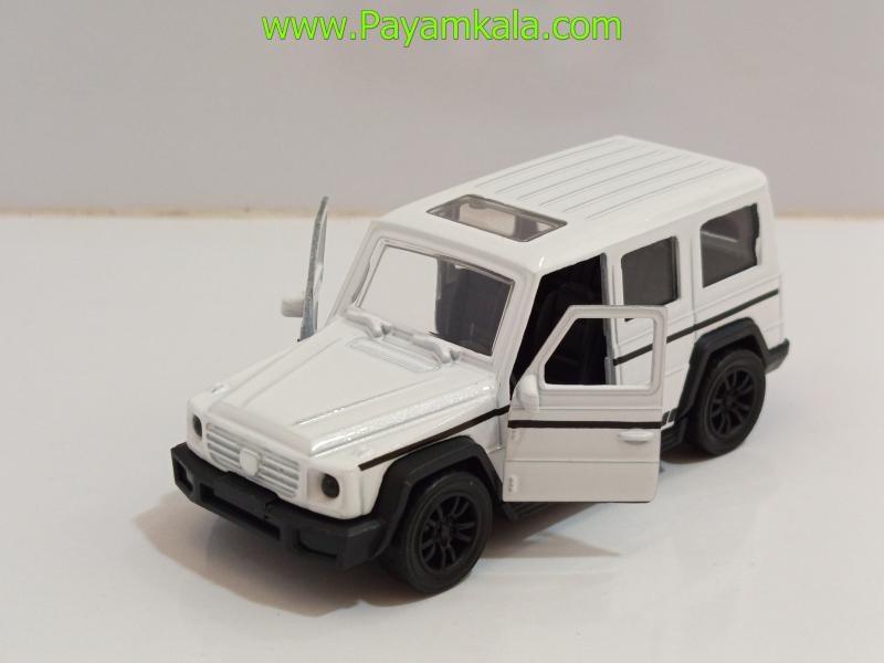 ماشین فلزی بنز جی کلاس کوچک (BENZ 1:48)(72015) سفید