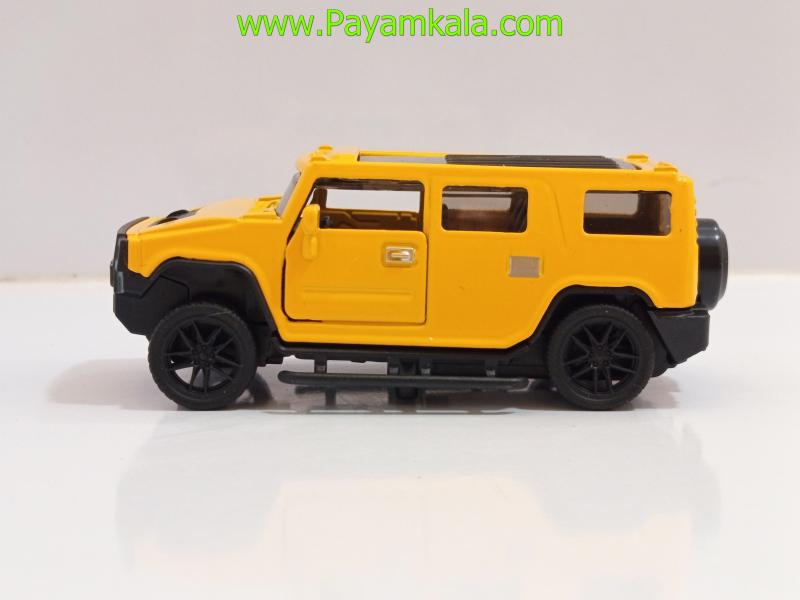 ماشین فلزی هامر کوچک (HUMMER 1:48)(72015) زرد