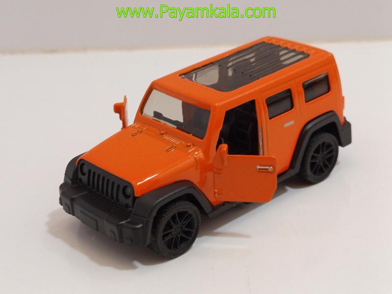 ماشین فلزی جیپ کوچک (JEEP 1:48)(72015) نارنجی