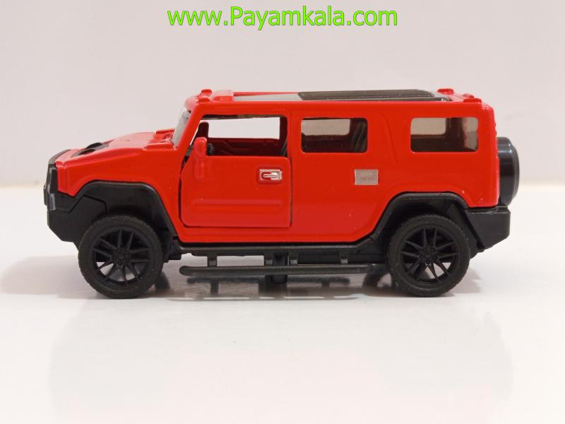 ماشین فلزی هامر کوچک (HUMMER 1:48)(72015) قرمز