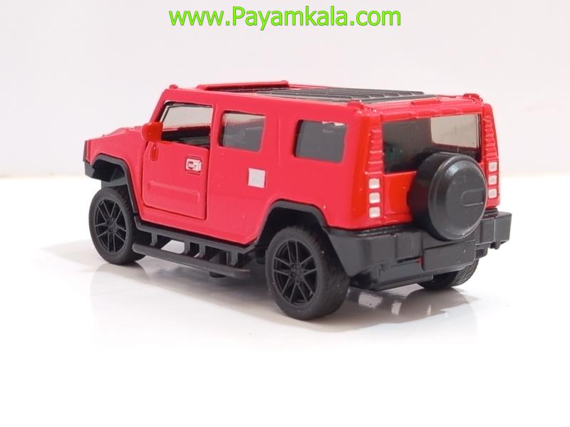 ماشین فلزی هامر کوچک (HUMMER 1:48)(72015) قرمز