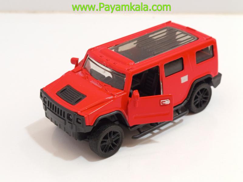 ماشین فلزی هامر کوچک (HUMMER 1:48)(72015) قرمز