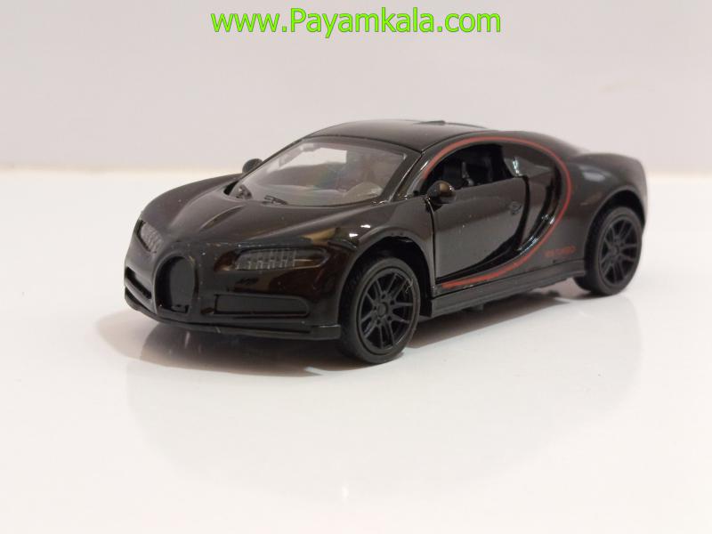 ماشین فلزی بوگاتی کوچک (BUGATTI 1:48)(72016) مشکی
