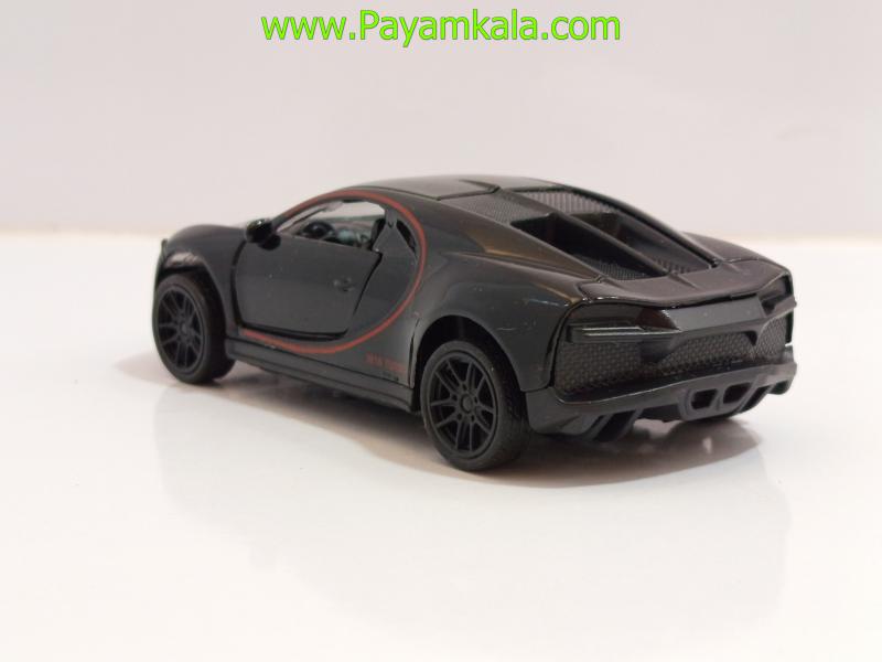ماشین فلزی بوگاتی کوچک (BUGATTI 1:48)(72016) مشکی