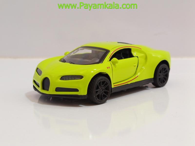 ماشین فلزی بوگاتی کوچک (BUGATTI 1:48)(72016) سبز