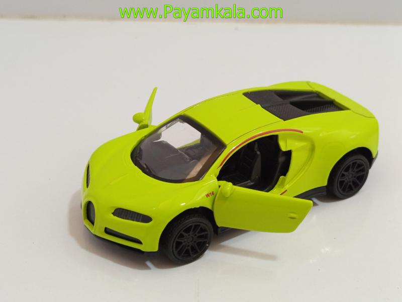 ماشین فلزی بوگاتی کوچک (BUGATTI 1:48)(72016) سبز