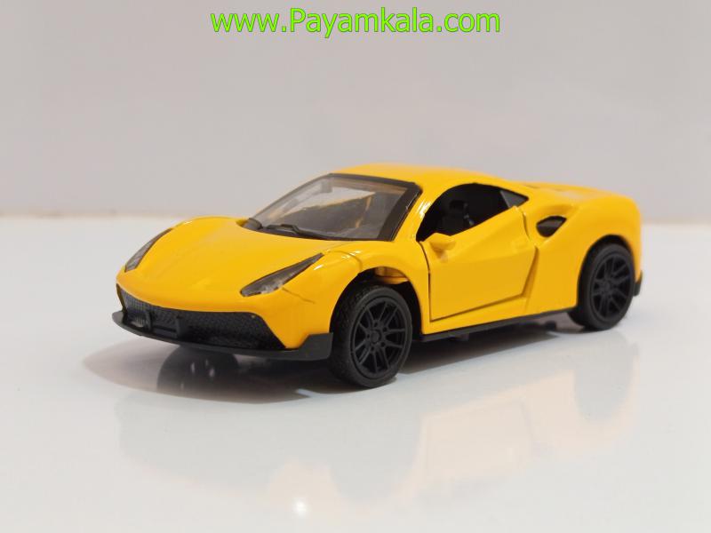 ماشین فلزی فراری کوچک (FERRARI 1:48)(72016) زرد