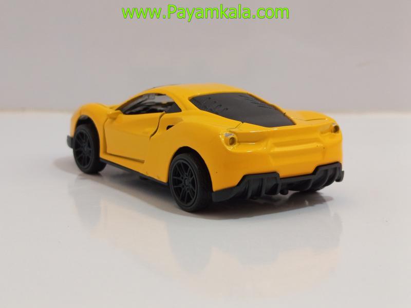 ماشین فلزی فراری کوچک (FERRARI 1:48)(72016) زرد