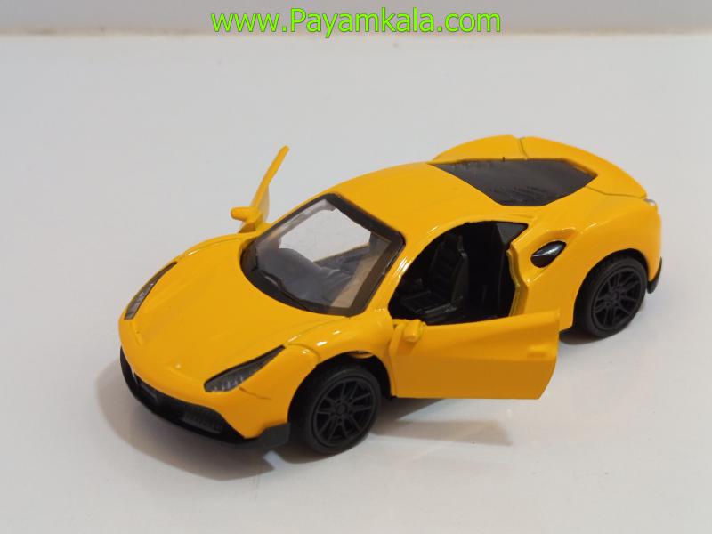 ماشین فلزی فراری کوچک (FERRARI 1:48)(72016) زرد
