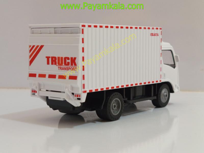ماکت ماشین فلزی ایسوزو یخچالی سفید (ISUZU کامیون باری) مقیاس 1:32
