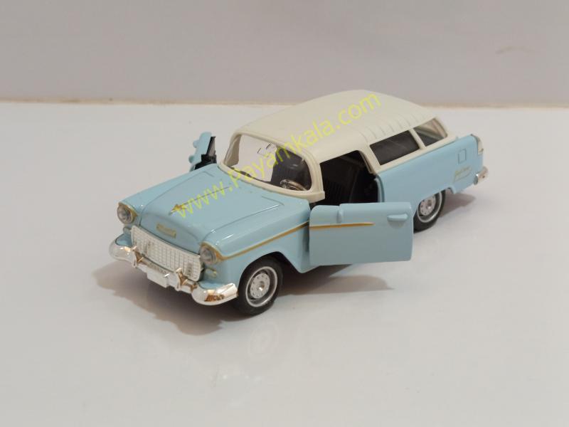 ماشین فلزی شورلت (CHEVY CAMEO 1955) آبی