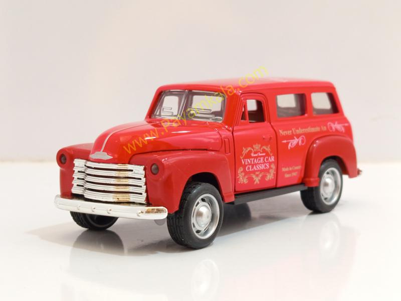 ماشین فلزی شورلت سابربن (Chevrolet Suburban) قرمز