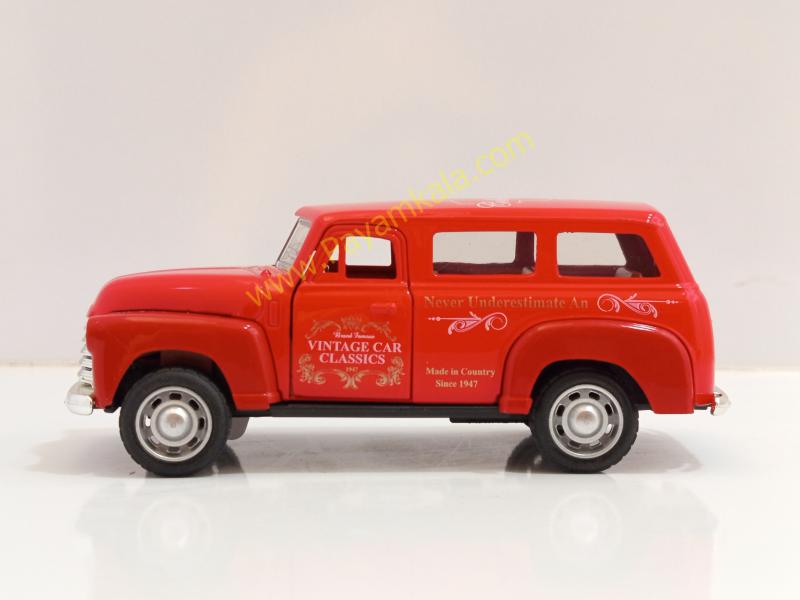 ماشین فلزی شورلت سابربن (Chevrolet Suburban) قرمز