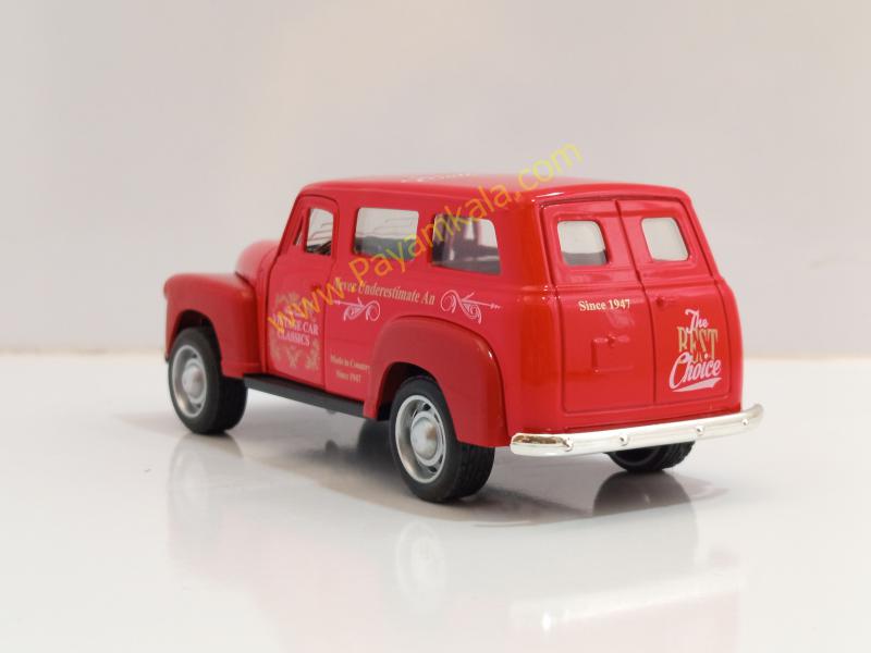 ماشین فلزی شورلت سابربن (Chevrolet Suburban) قرمز