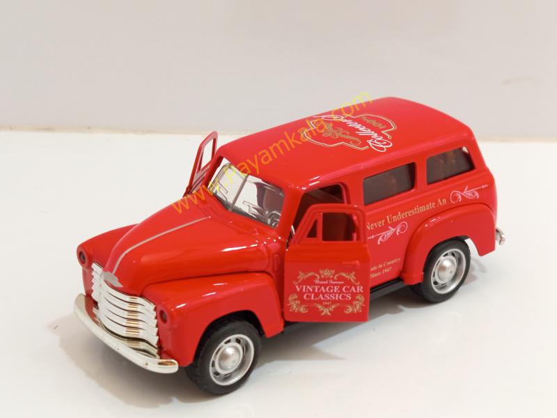 ماشین فلزی شورلت سابربن (Chevrolet Suburban) قرمز