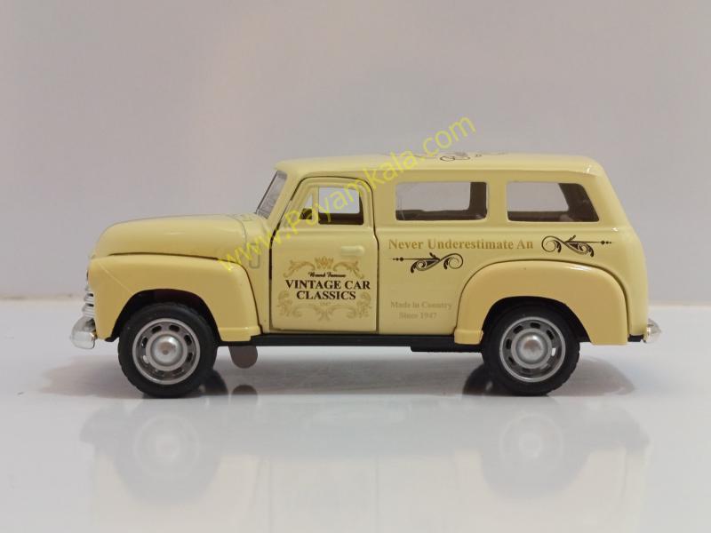 ماشین فلزی شورلت سابربن (Chevrolet Suburban) کرم