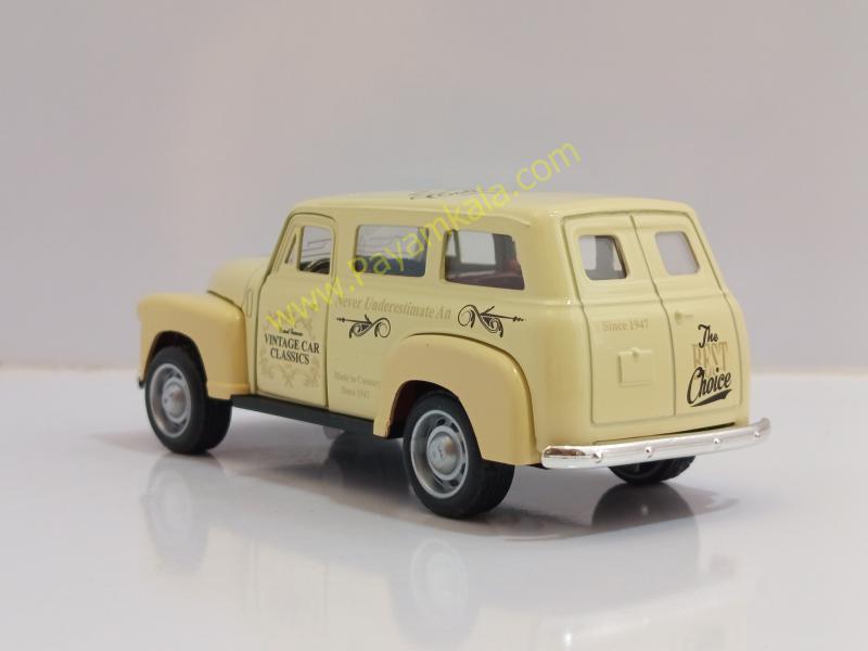 ماشین فلزی شورلت سابربن (Chevrolet Suburban) کرم