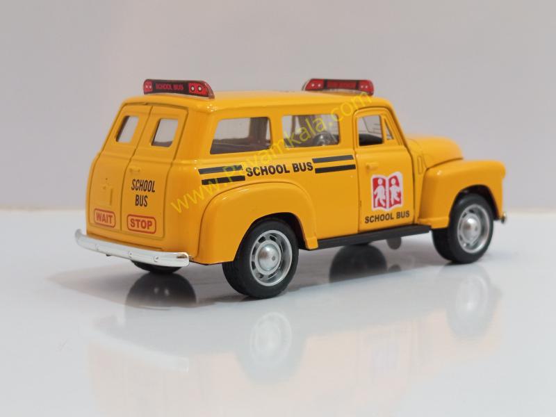 ماشین فلزی شورلت سابربن (Chevrolet Suburban) اتوبوس مدرسه زرد