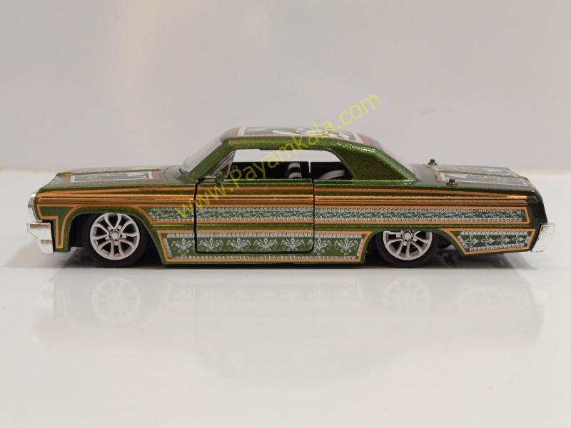 ماشین فلزی شورلت ایمپالا (IMPALA LOWRIDER) سبز
