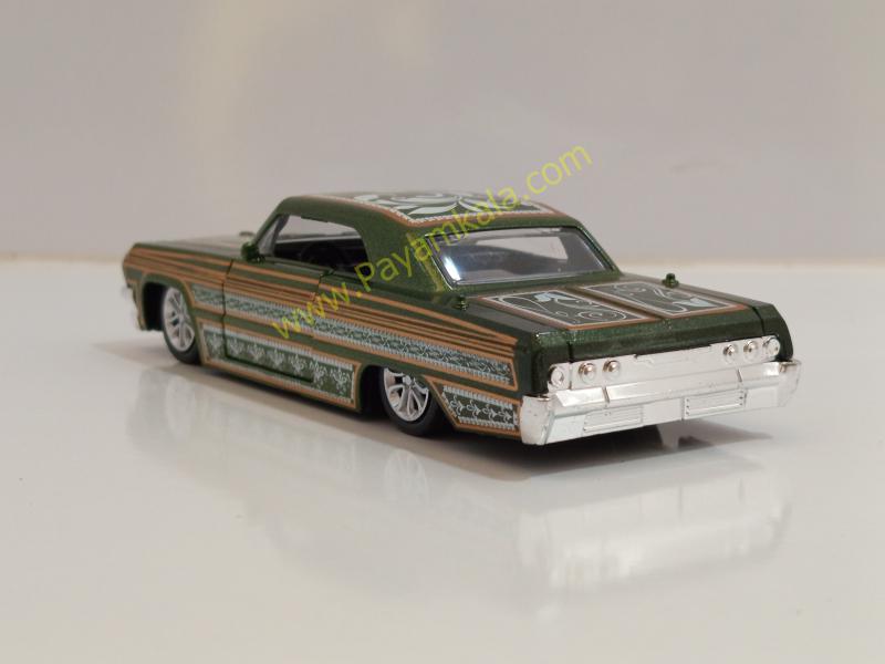ماشین فلزی شورلت ایمپالا (IMPALA LOWRIDER) سبز